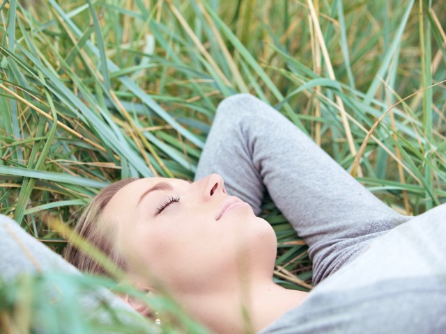 Woman in Grass